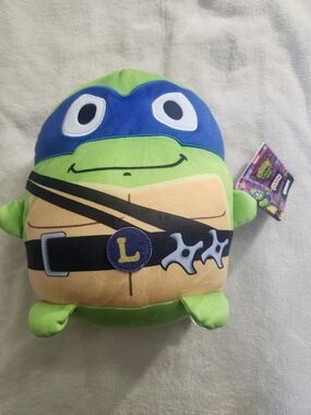 Mattel Teenage Mutant Ninja Turtles Leonardo Plush - Blue & Green